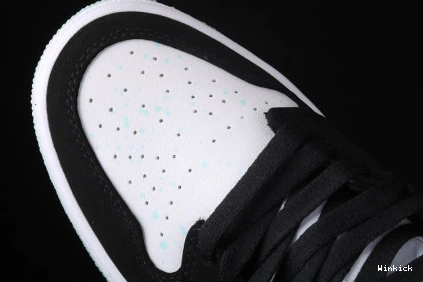 WHITE 1 MID BQ6931-103 (GS) JORDAN TEAL AIR TINT BLACK 1121